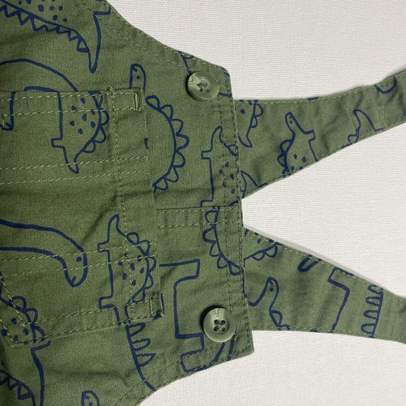 Baby Adaptive Dino Print Knit Overall - Picture 11 of 12